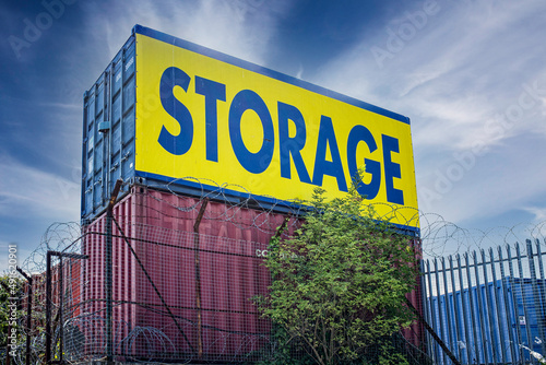 Self storage in shipping containers photo