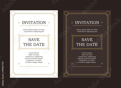 Modern card design. Hand drawn background. Gold, pink brochure, flyer, invitation template. Business identity style. Geometric shape. Vector.