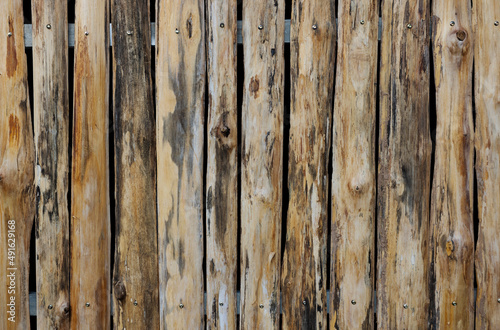 Surface of old wooden fence   can be used as a background