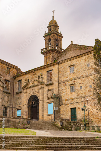View of the San Domingo de Bonaval church in Santiago de Compostela, Spain photo