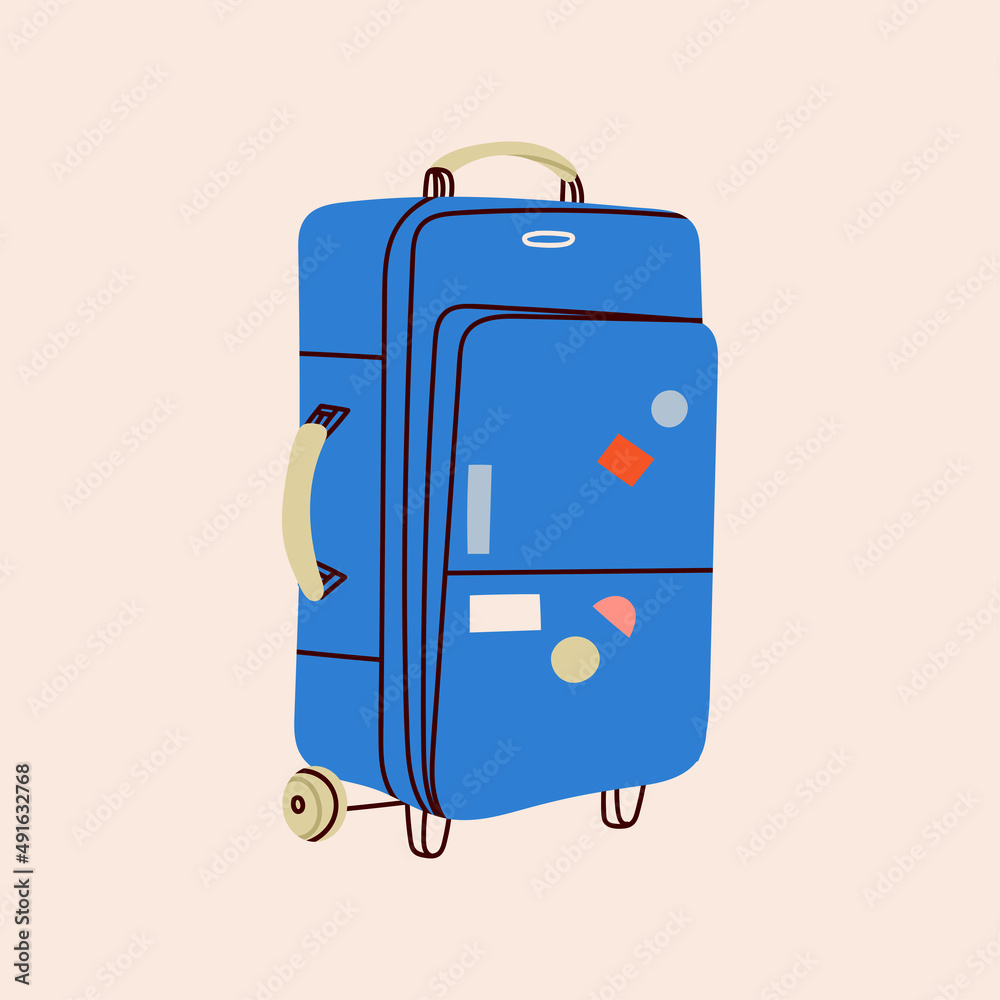 Blue Polyester Luggage Trolley Bag, Size: 20 Inch at Rs 549/piece in Delhi