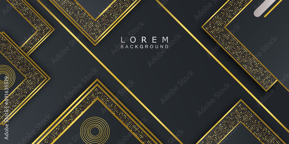 Modern trendy black and gold abstract background, black and gold abstract background, Dark and gold abstract background luxury shapes. Vector illustration. Modern trendy black and gold abstract background, black and gold abstract background, Dark and gold abstract background luxury shapes. Vector illustration.