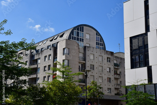 Cergy; France - august 4 2020 : the Hauts de Cergy photo