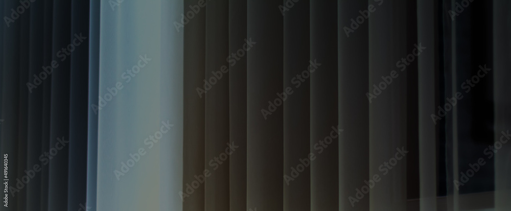 Obraz premium Black and white pleated texture. Harmony concept