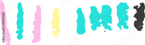 Grunge ink hand drawn brush