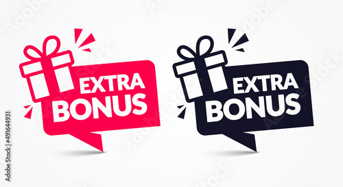 Extra Bonus Label Set With Present