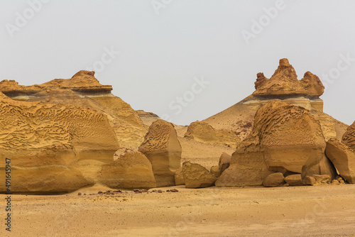 Valley of the Whales or Wadi Al-Hitan. Paleontological site in the Faiyum Governorate of Egypt