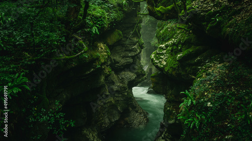 Martvili canyon in Georgia.