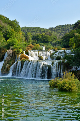 Croatia; Sibenik - september 5 2021 : picturesque National Park of Krka