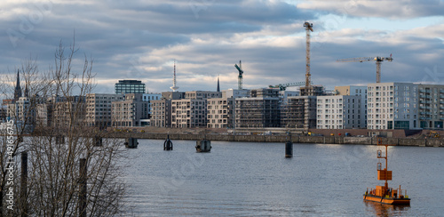 The new built quarter Baakenhafen at the river Elbe in Hamburg, Germany. photo