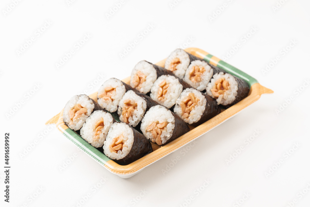 納豆巻き　巻き寿司