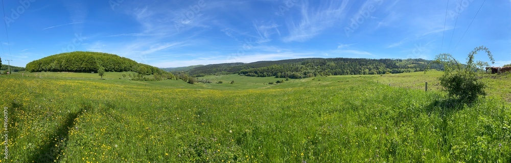 Landschaft Thüringer Wald im Sommer Landschaft Thüringer Wald im Sommer