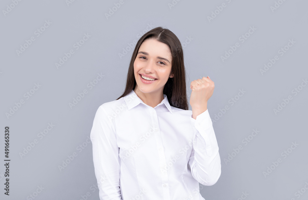 manager executive on grey background. female formal fashion. confident lady boss. manager executive on grey background. female formal fashion. confident lady boss.