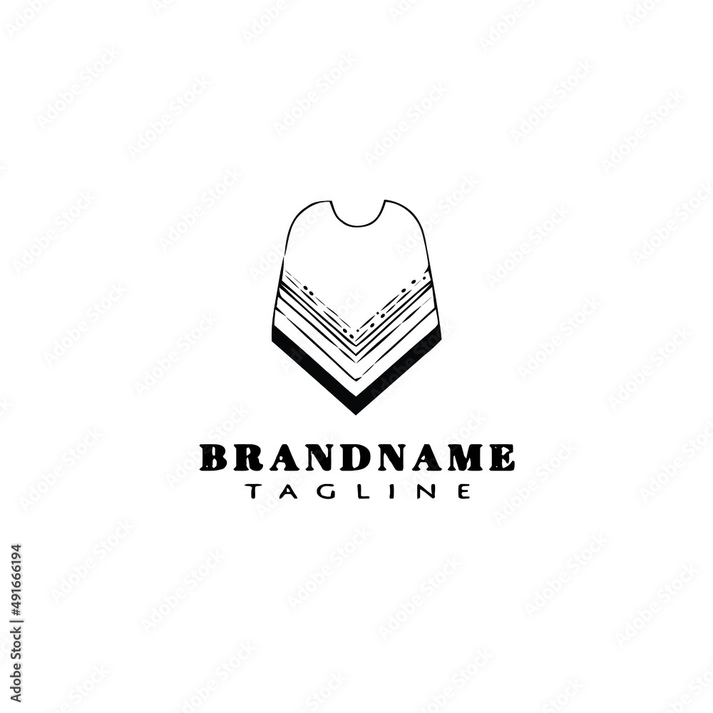 mexican poncho logo cartoon icon design black isolated vector illustration mexican poncho logo cartoon icon design black isolated vector illustration