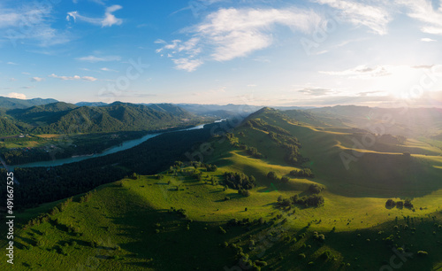 Aerial Panorama drone shot ...