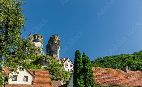 Felsendorf Tüchersfeld in der Fränkischen Schweiz