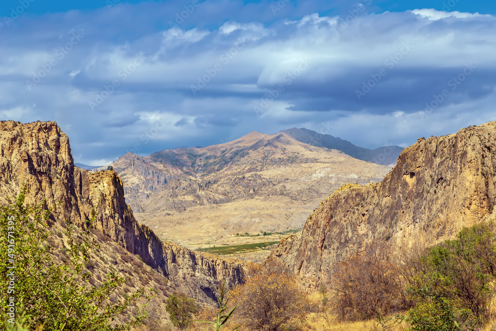 Landscape with mountains, Armenia Landscape with mountains, Armenia