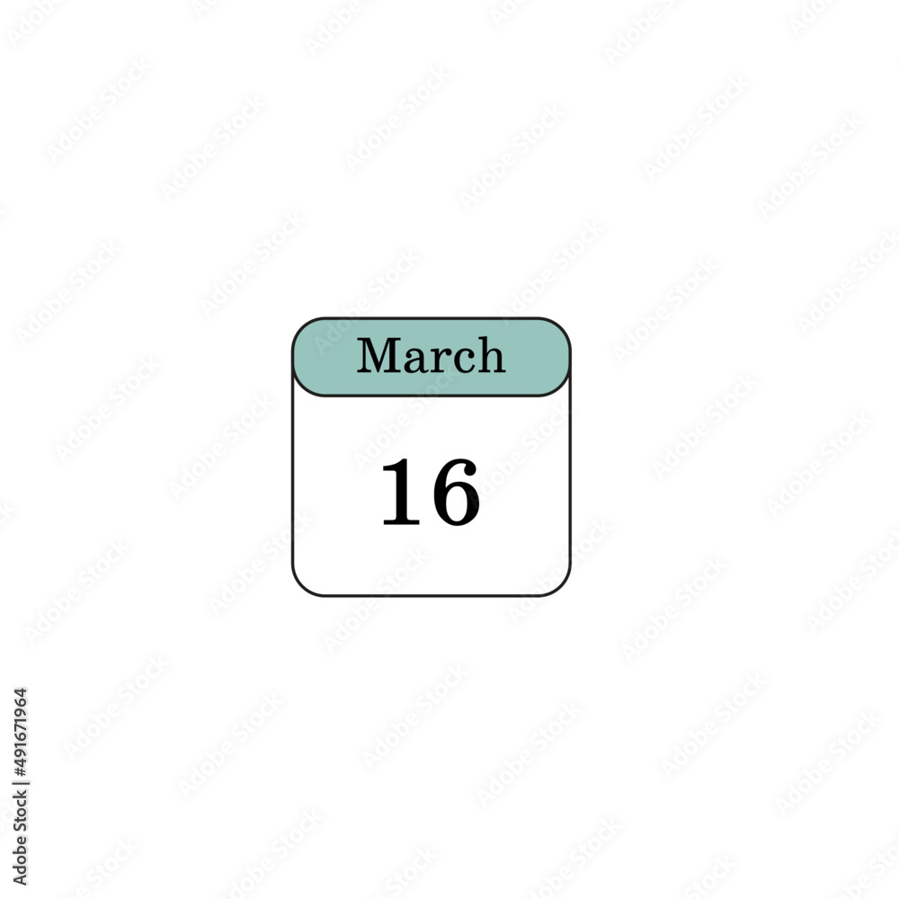 March calendar March calendar
