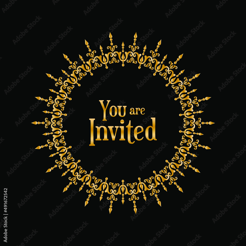 Fototapeta premium you are invited sign 