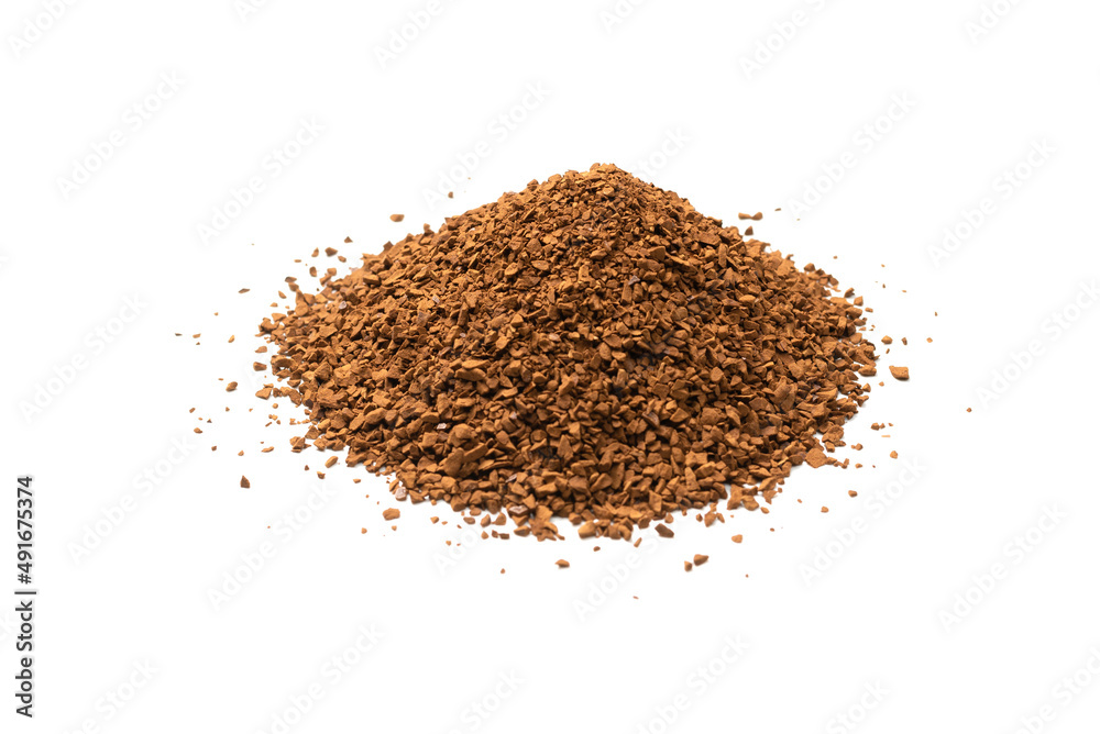 Instant coffee isolated on white background. Instant coffee isolated on white background.