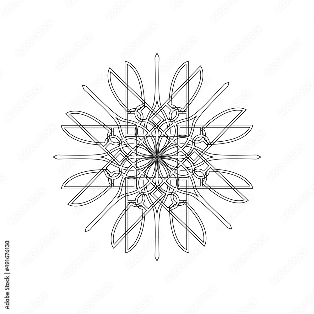 Emblem of Ukraine in ornament is a sunflower Emblem of Ukraine in ornament is a sunflower