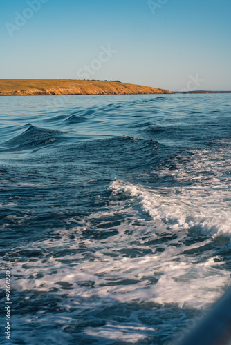 waves on the beach