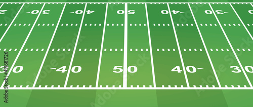 American football field. vector illustration 