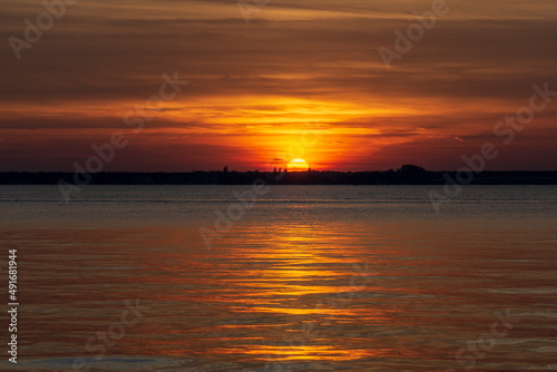 Sunset over Zegrze Lake. © Jacek Jacobi