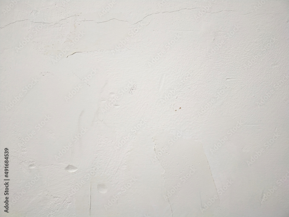 Textura de pared pintada y agrietada. Textura de yeso o escayola sobre pared  lisa Stock Photo