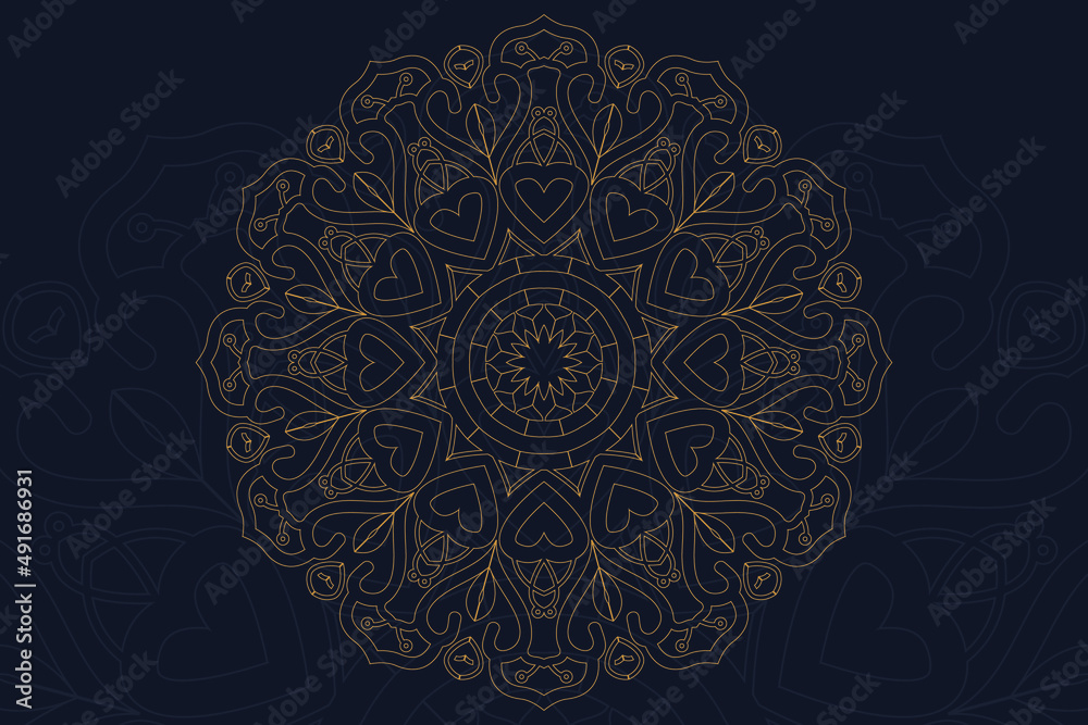 Circular pattern in form of mandala for Henna, Mehndi, tattoo, decoration. Decorative ornament in ethnic oriental style. Coloring book page. Circular pattern in form of mandala for Henna, Mehndi, tattoo, decoration. Decorative ornament in ethnic oriental style. Coloring book page.