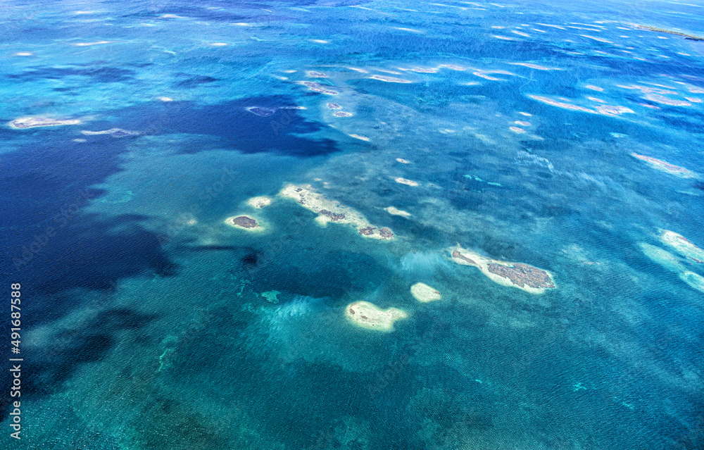 Aerial view of Grand Cul de Sac Marin, Basse-Terre, Guadeloupe, Lesser Antilles, Caribbean. Aerial view of Grand Cul de Sac Marin, Basse-Terre, Guadeloupe, Lesser Antilles, Caribbean.
