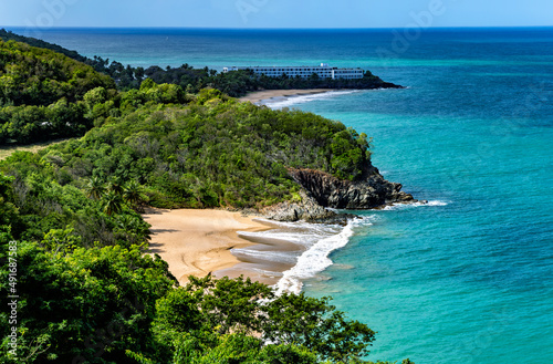 Beach Grande Bas Vent and Plage de Tillet, Basse-Terre, Guadeloupe, Lesser Antilles, Caribbean.