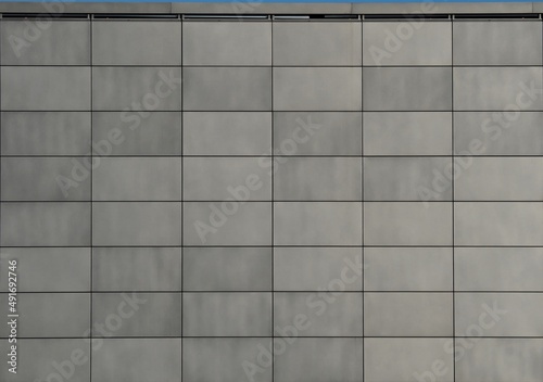 Fényképezés Metal tiles cladding for ventilated facade
