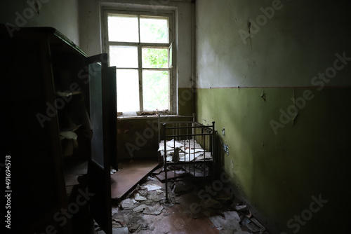 Kindergarten in Chernobyl Exclusion Zone  Ukraine