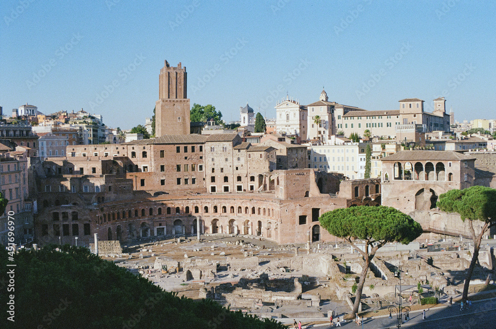 Vue des ruine Rome