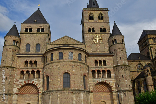 Trier; Germany- august 11 2021 : picturesque city in summer