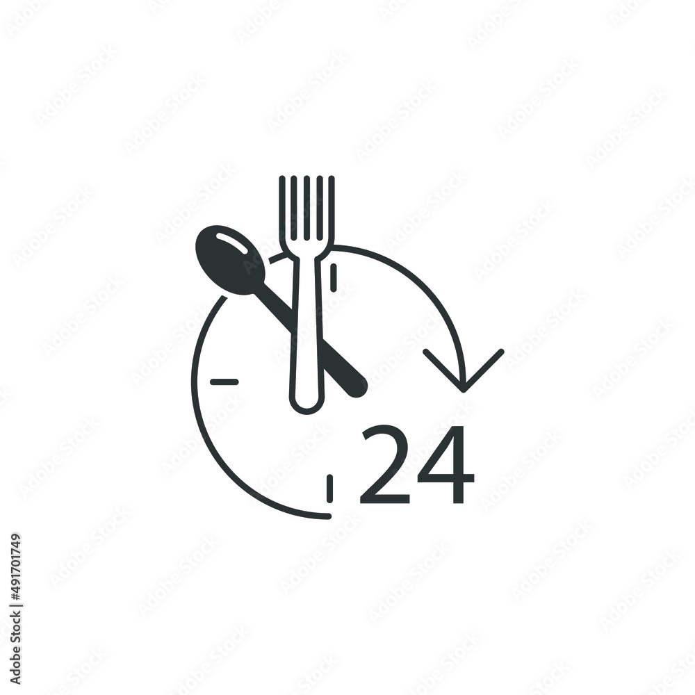 24 hours icons symbol vector elements for infographic web 24 hours icons symbol vector elements for infographic web