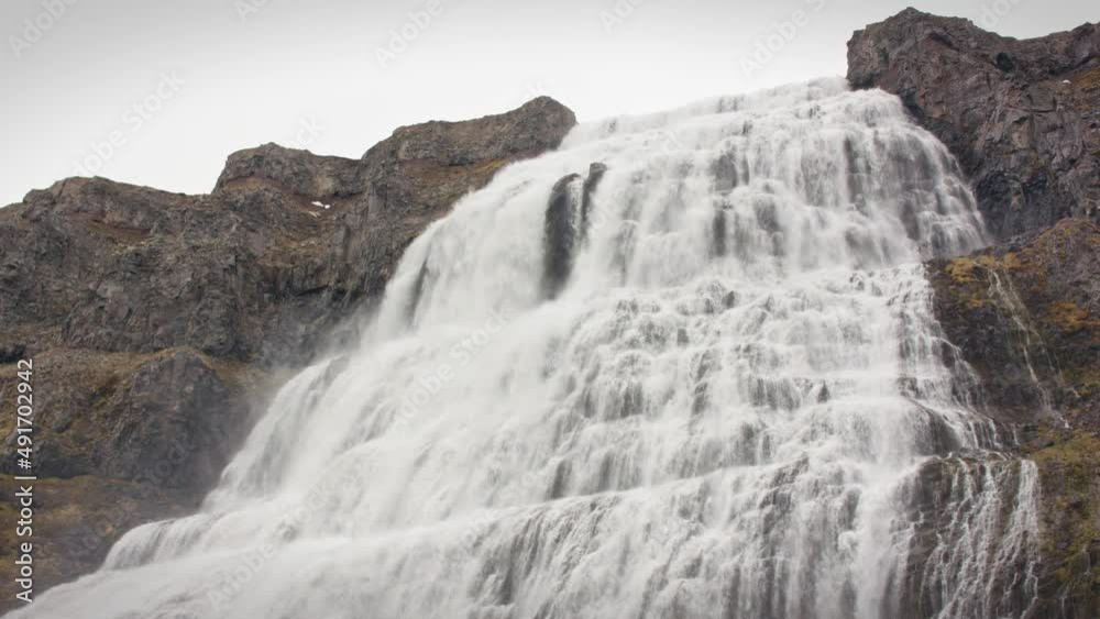 Dynjandi waterfall in the fjords of Iceland Dynjandi waterfall in the fjords of Iceland