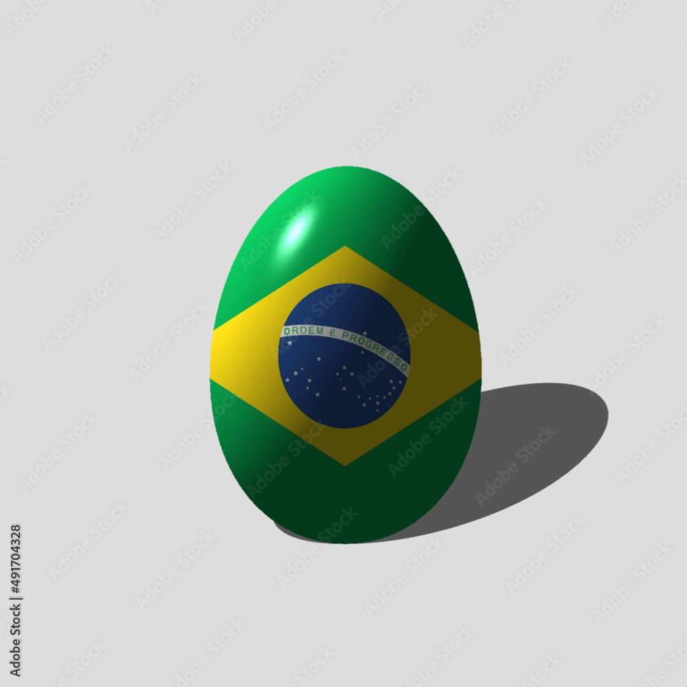 Obraz premium country soccer ball