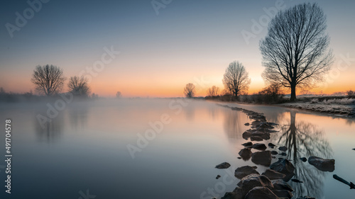Sonnenuntergang / Sonnenaufgang an der Nordsee	
