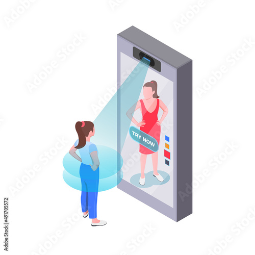 VR Dress Fitting Composition