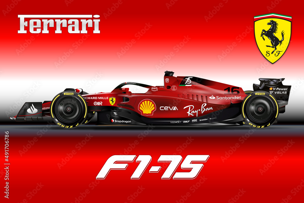 Ferrari F1-75 #16 Ferrari Racing F1 World Championship (2022