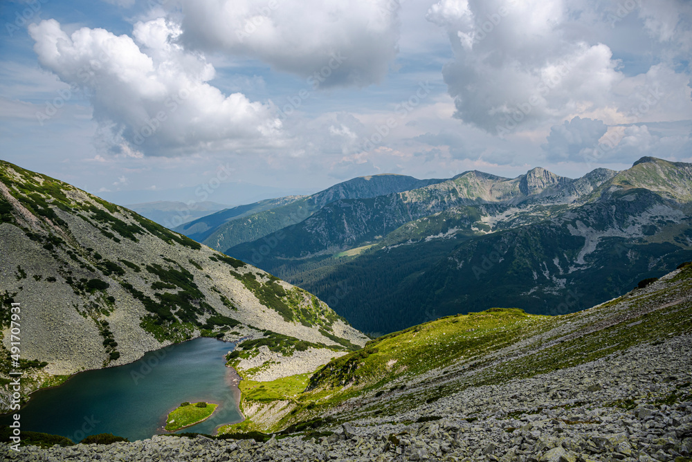 landscape in Retezat Mountains