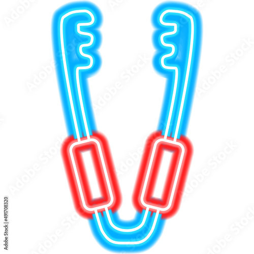 BBQ Tongs Neon
