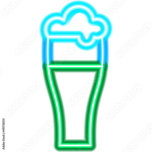 Beer Cup Neon