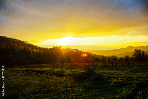 Autumn sunset