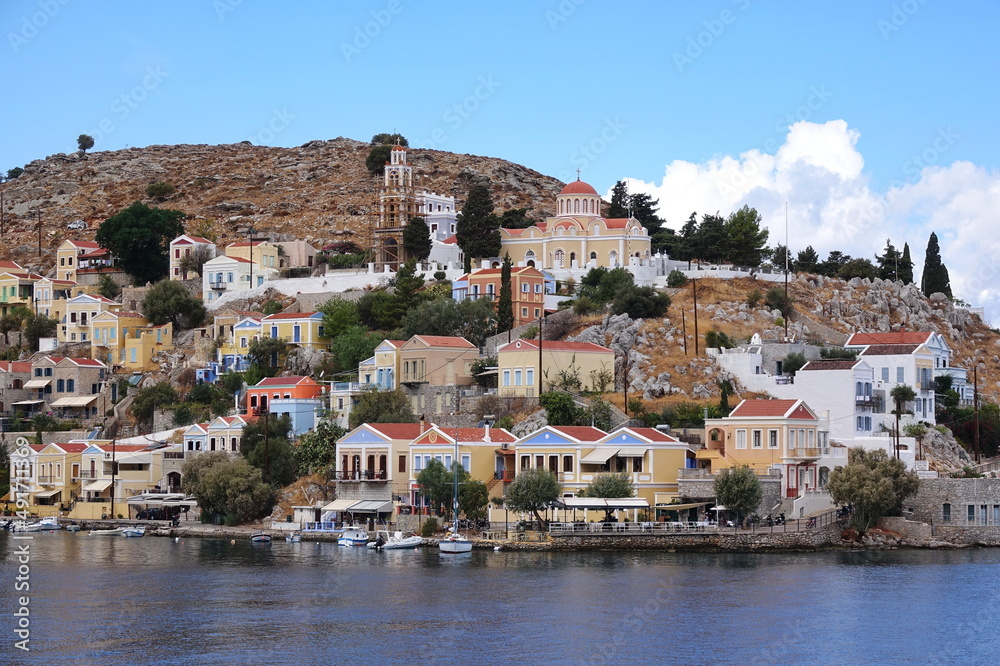 Fototapeta premium Symi, eine Insel bei Rhodos