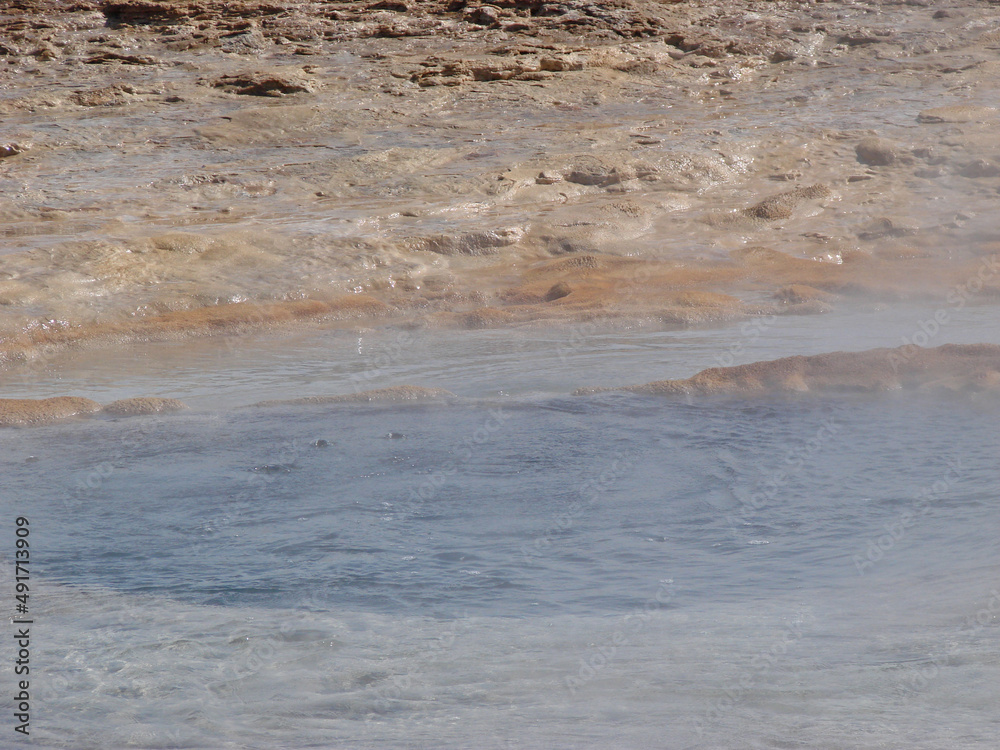 Iceland's first geyser. Great geyser. Hot spring in Iceland. Iceland's first geyser. Great geyser. Hot spring in Iceland.