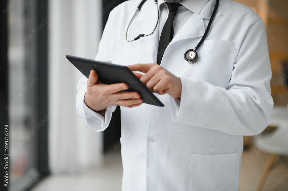Confident general practitioner is ready to work
