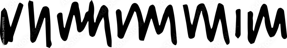 grunge sketch border , hand drawn decorative brush
